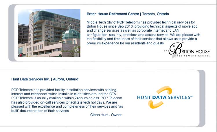 Testimonials in image